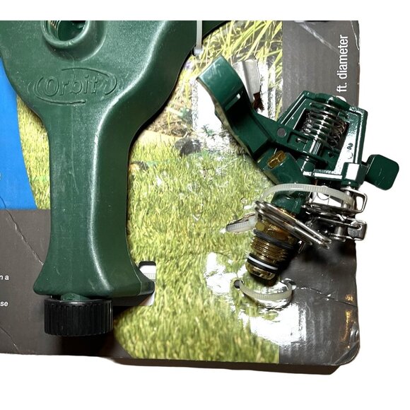 Orbit Impact Sprinkler Premium Plastic Metal Wheeled Base Coverage Up To 85 Ft - Picture 10 of 13